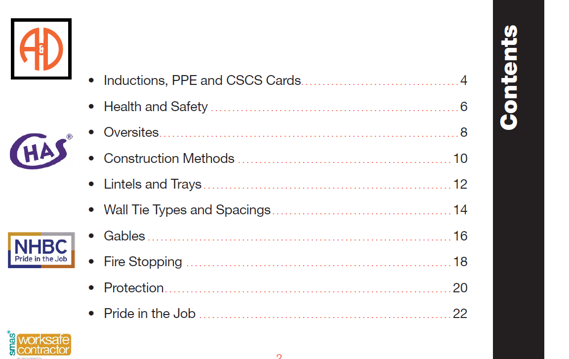 Brickwork Minimum Standard Guide